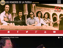 Tablet Screenshot of losromerosdelapuebla.es